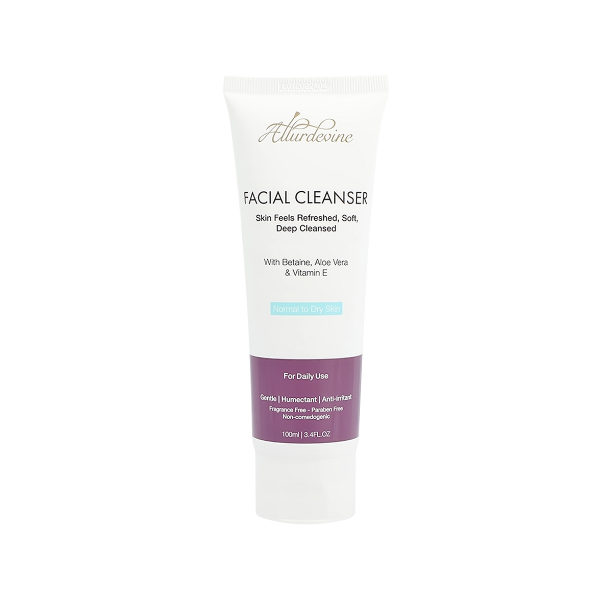Allurdevine Facial Cleanser For Normal To Dry Skin 100ml