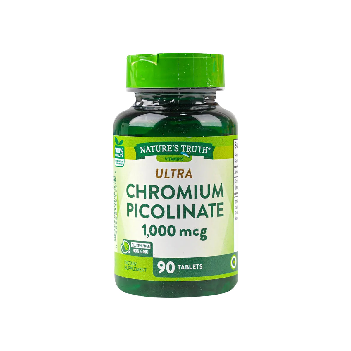 Nature's Truth Ultra Chromium Picolinate 1000 Mcg 90 Tablets
