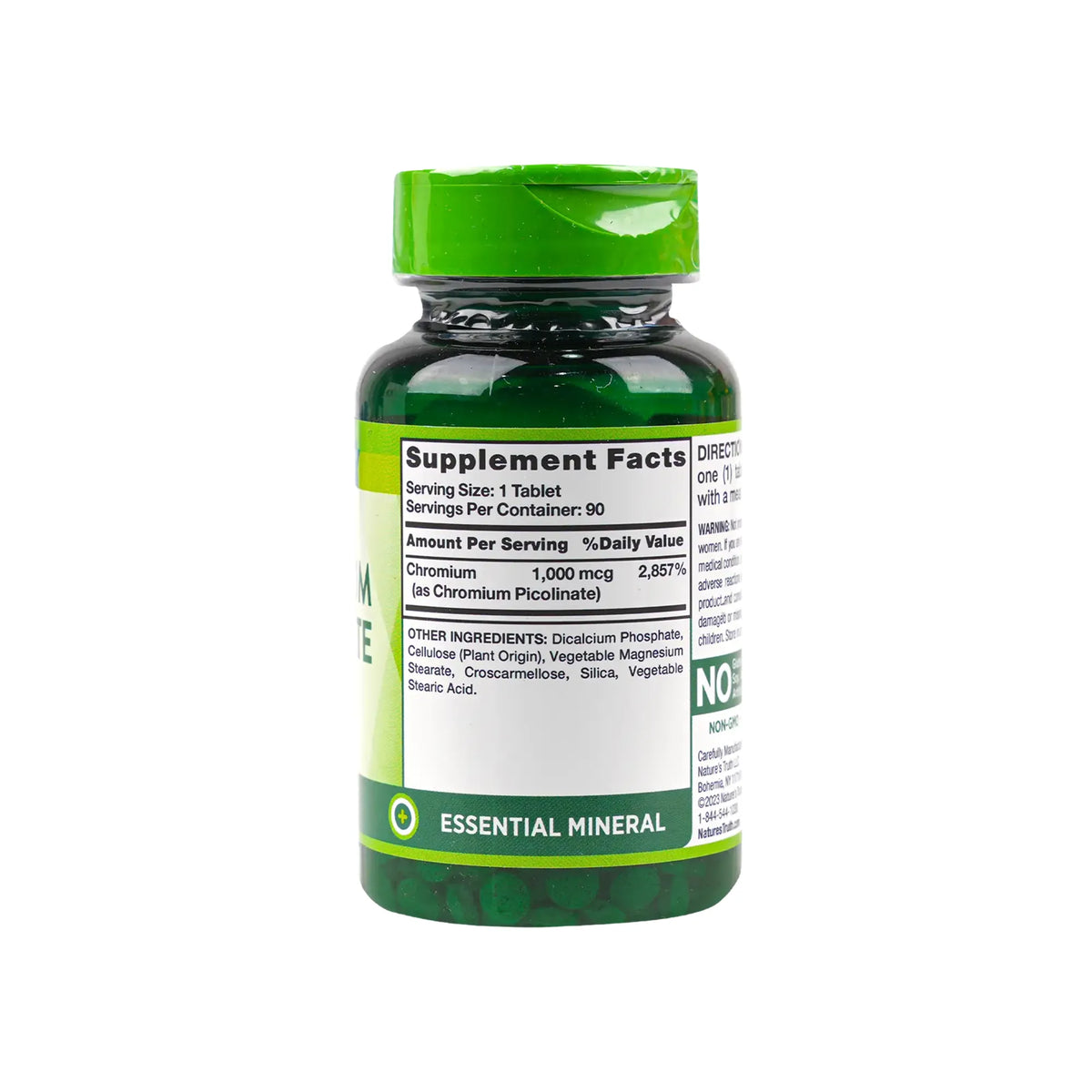 Nature's Truth Ultra Chromium Picolinate 1000 Mcg 90 Tablets