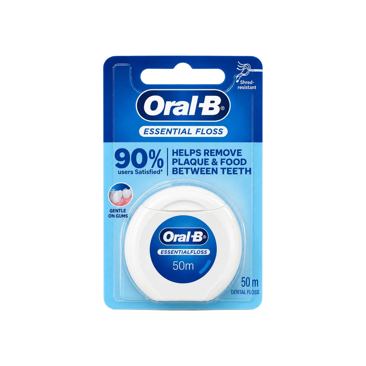 Oral B Essential Unwaxed Dental Floss 50 m