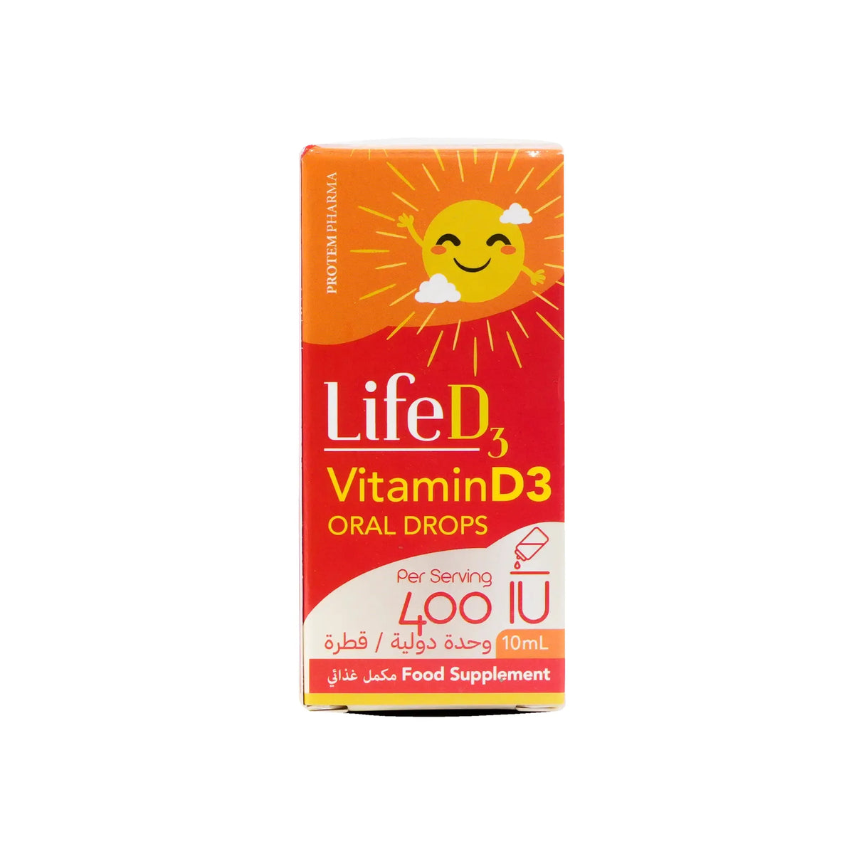 Life D3 Vitamin D3 400Iu Oral Drops 10 ml