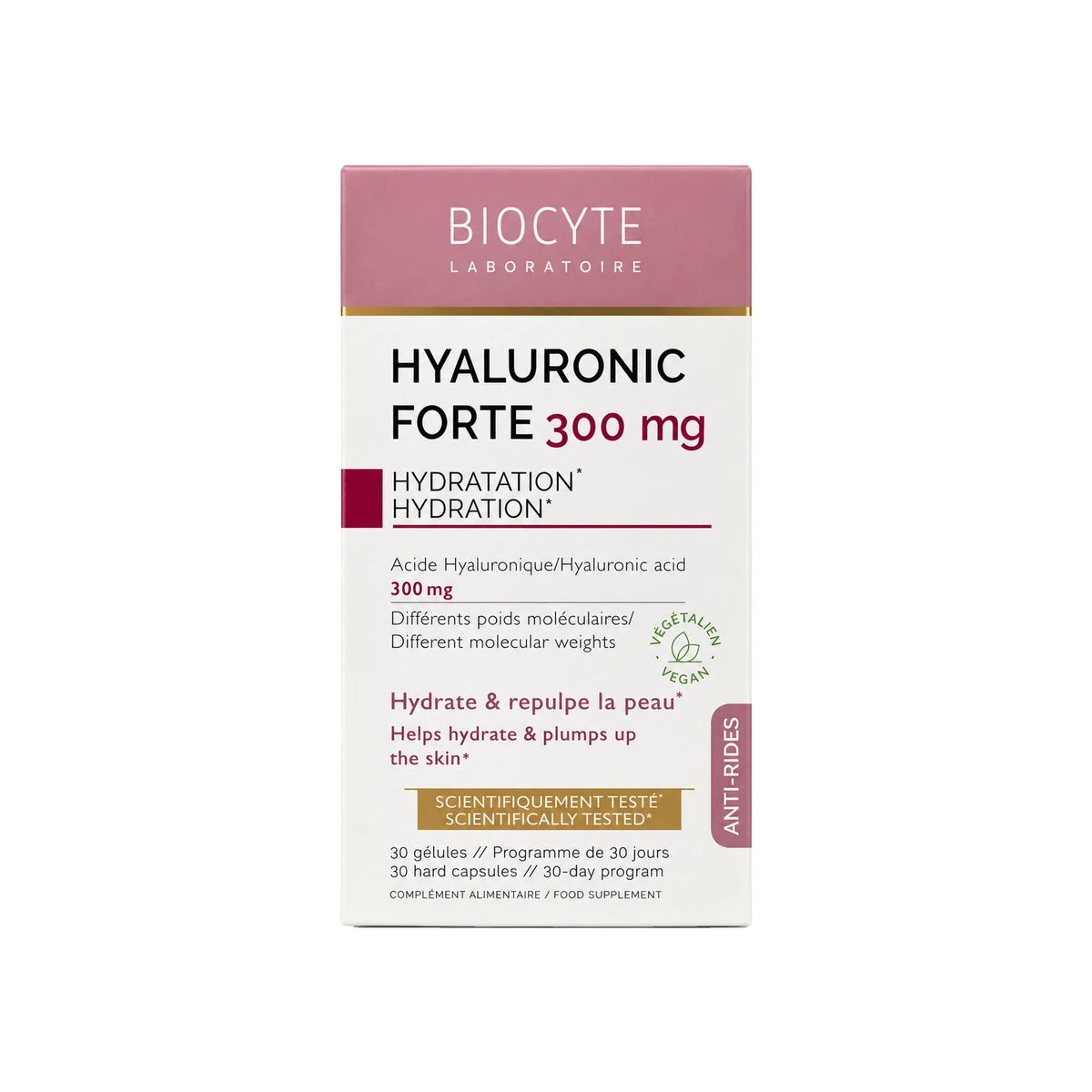 Biocyte Hyaluronic Forte 200 mg Caps 30'S Anti-aging