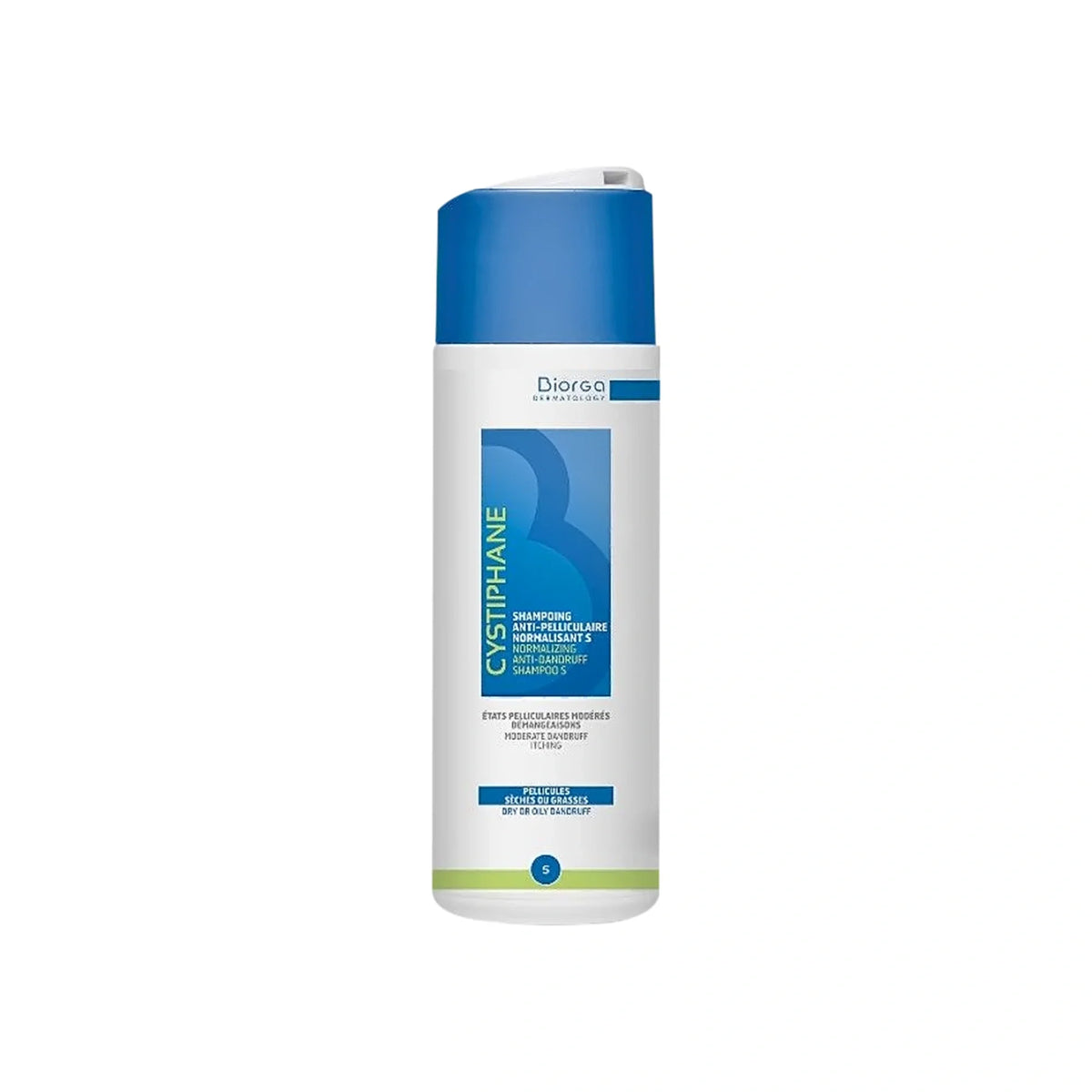 Cystiphane Biorga Normalizing Anti-Dandruff S Shampoo 200 mL to purify the scalp