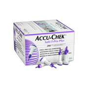 Accu Chek Safe T Pro Plus - Easy & Safe Blood Lancets, 200pcs
