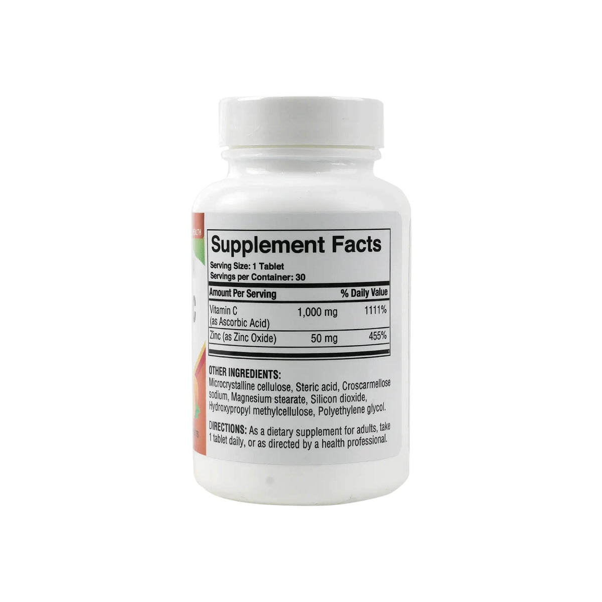 Pure Health Vitamin C 1000Mg+Zinc 50Mg 30 Tablets