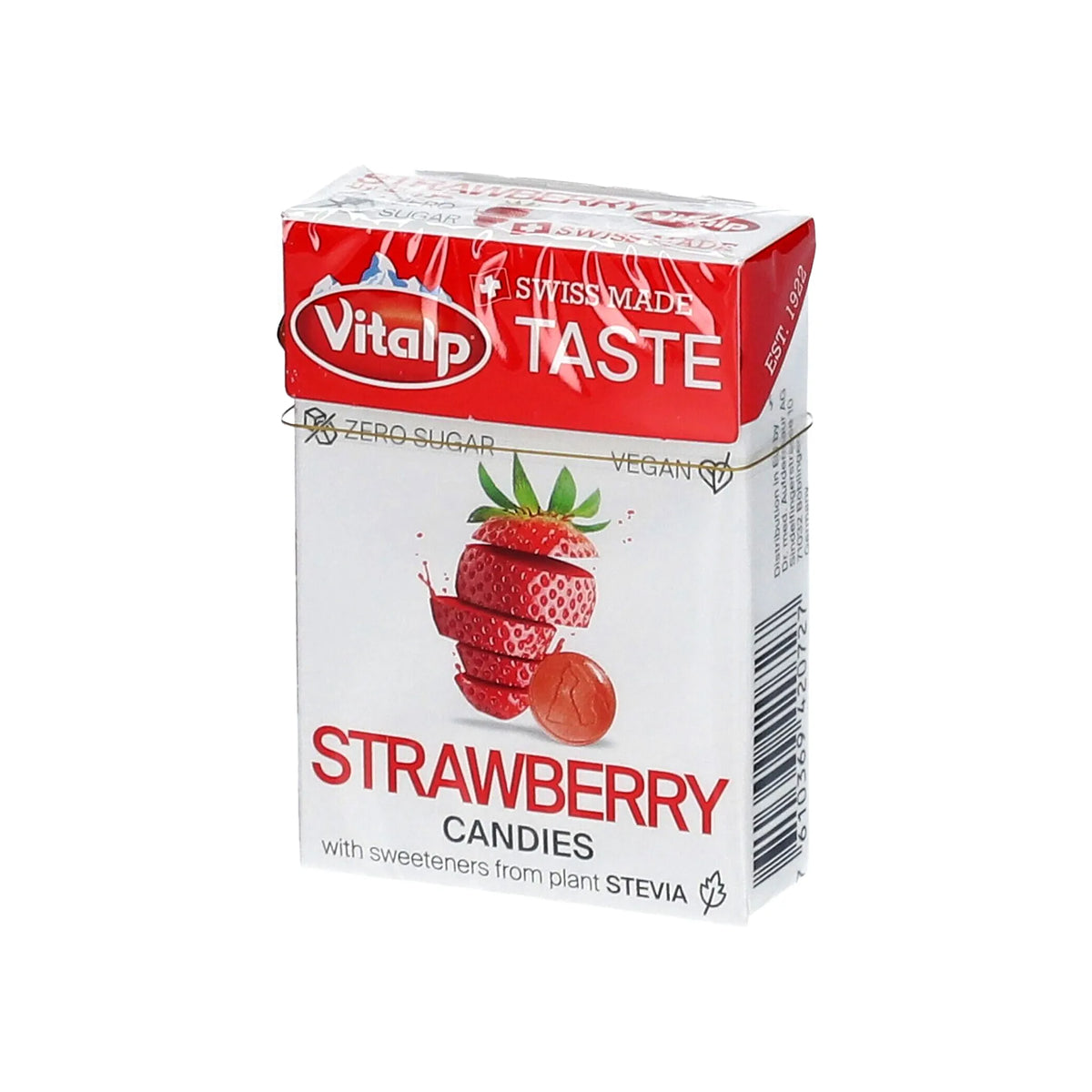 Vitalp Taste Sugar Free Strawberry Candies 25g 7604