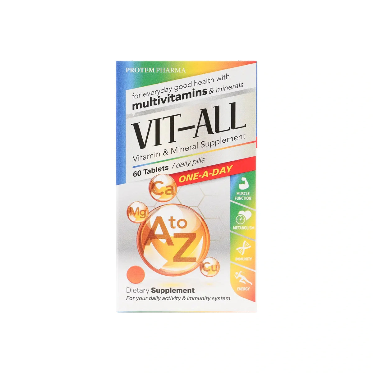 Protem Pharma Vit-All A To Z 60Tabs