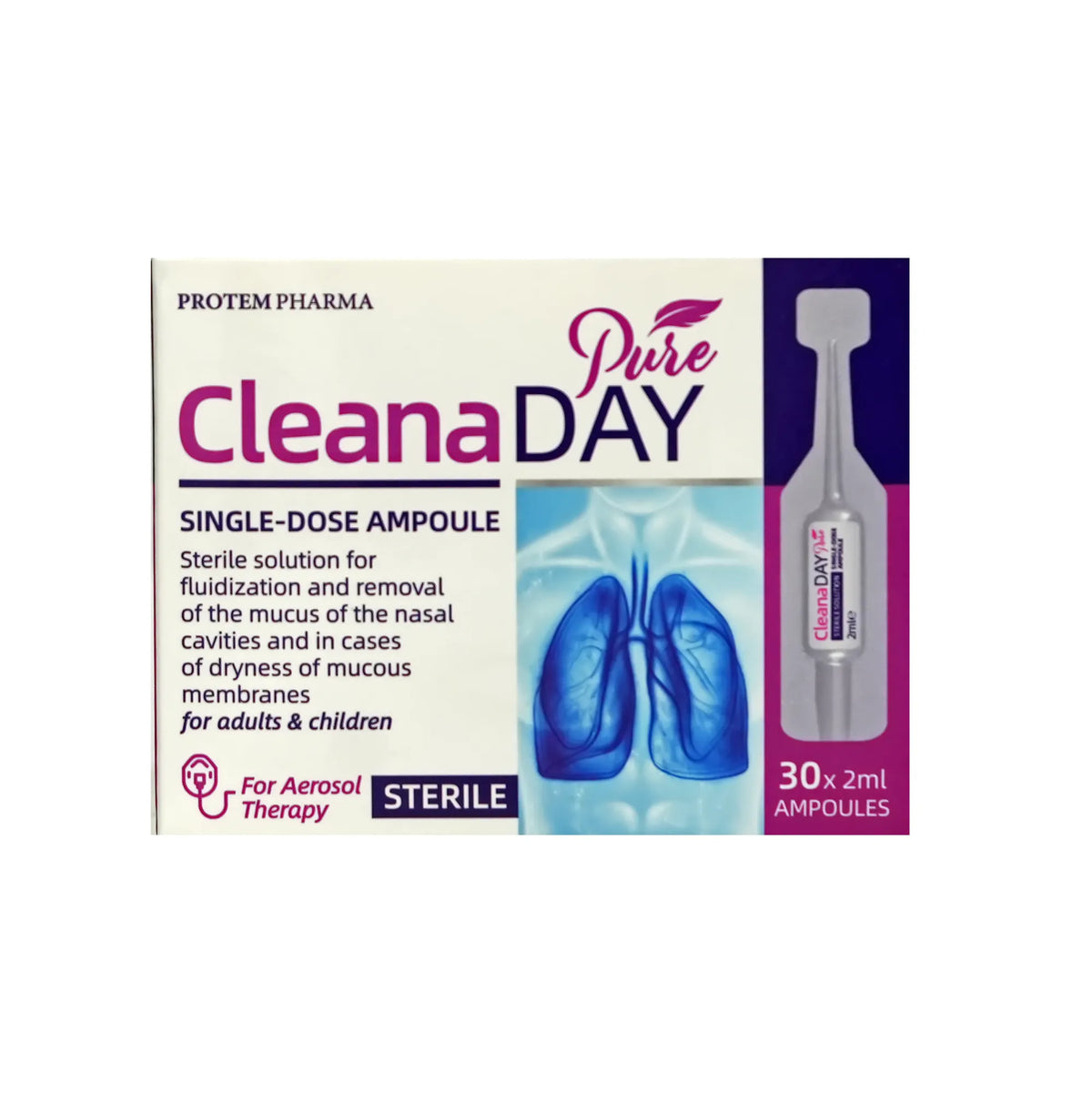 Cleanaday Pure Solution 2 ml 30 Ampoules