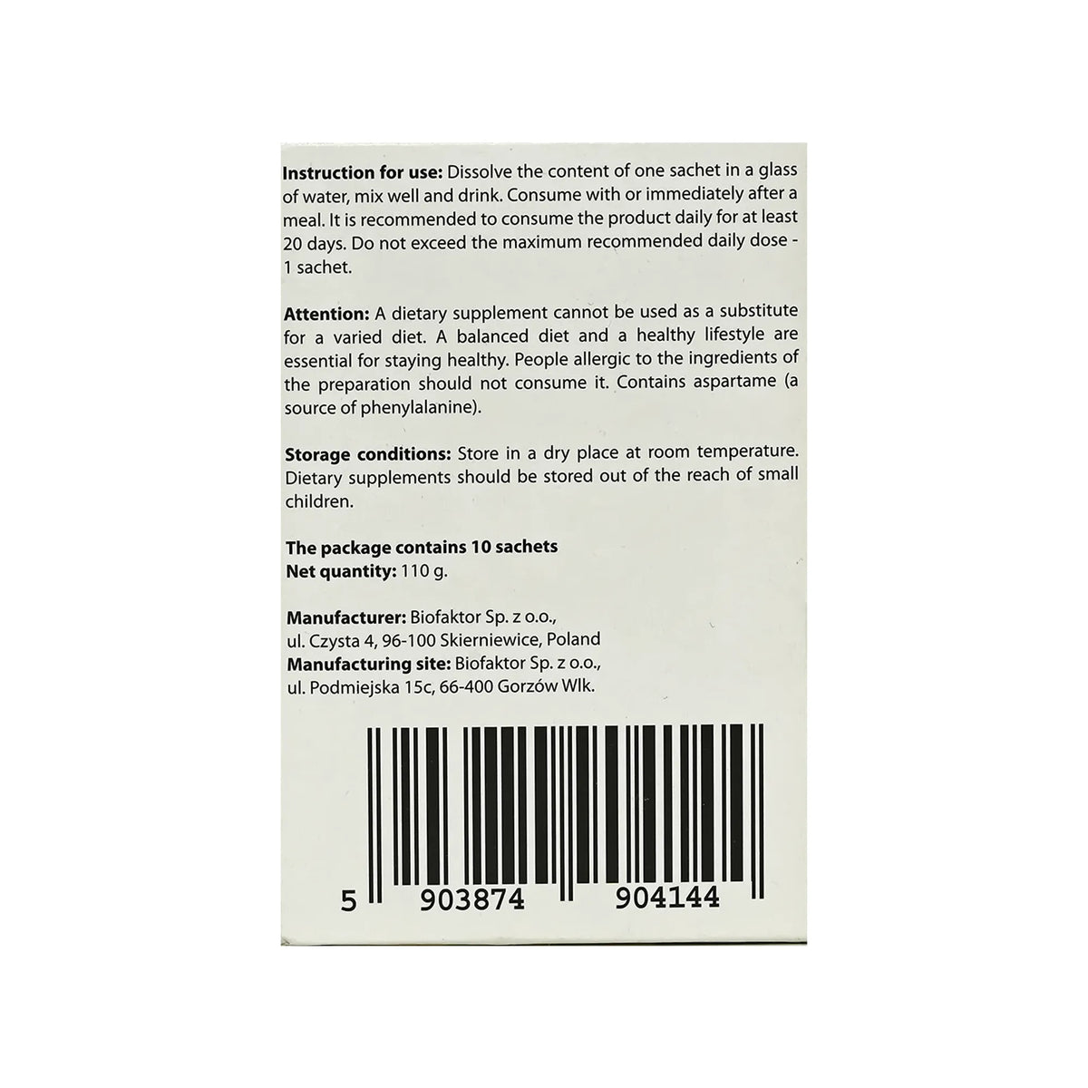 Procol Flex 10 Sachet