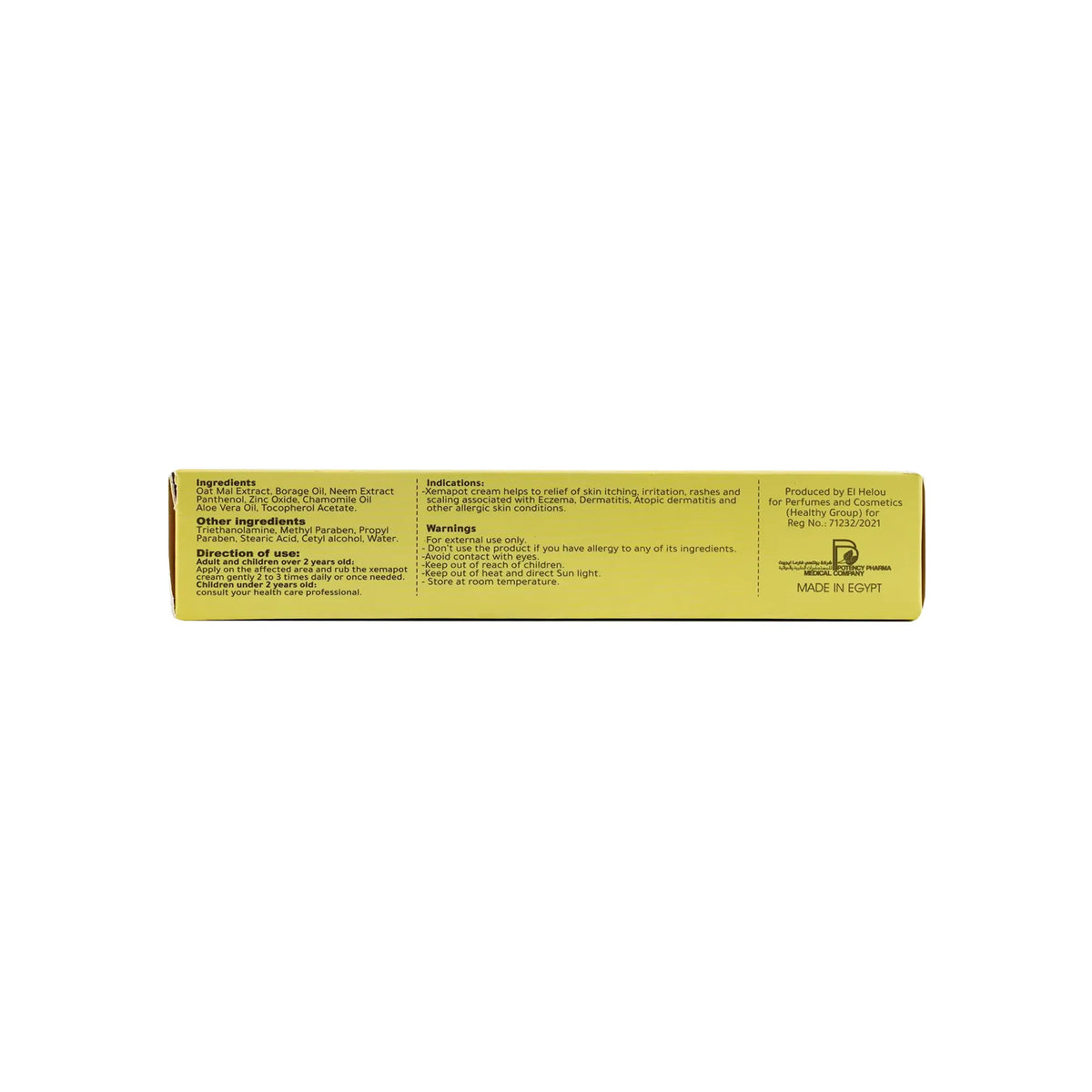 Xemapot Eczema & Allergic Cream 50Gm