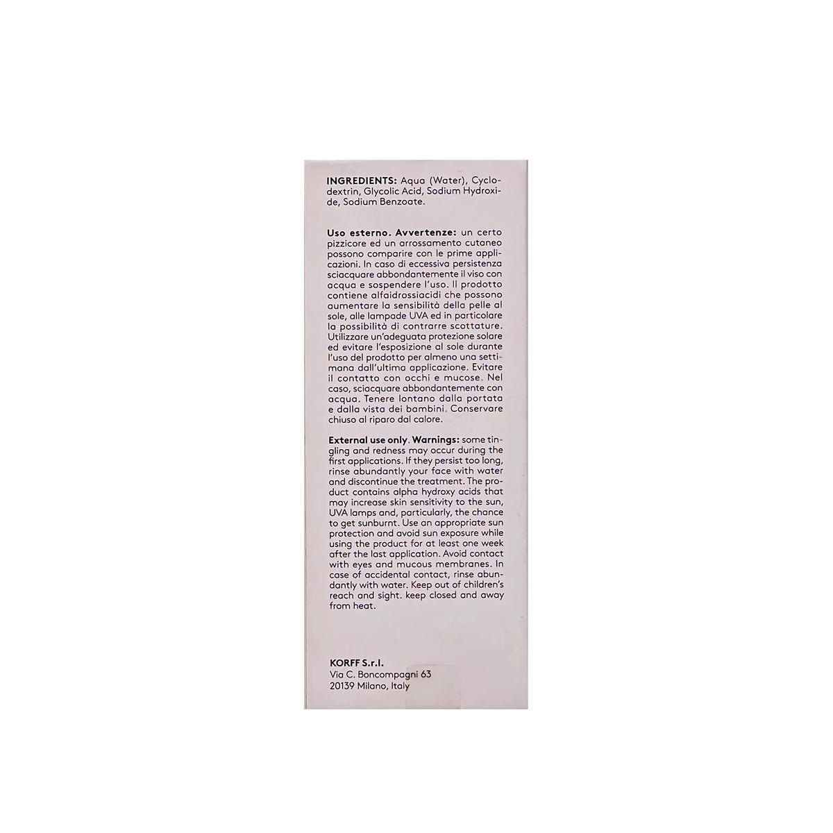 Korff Antiage Gly Liquid Exfoliator 100 ml
