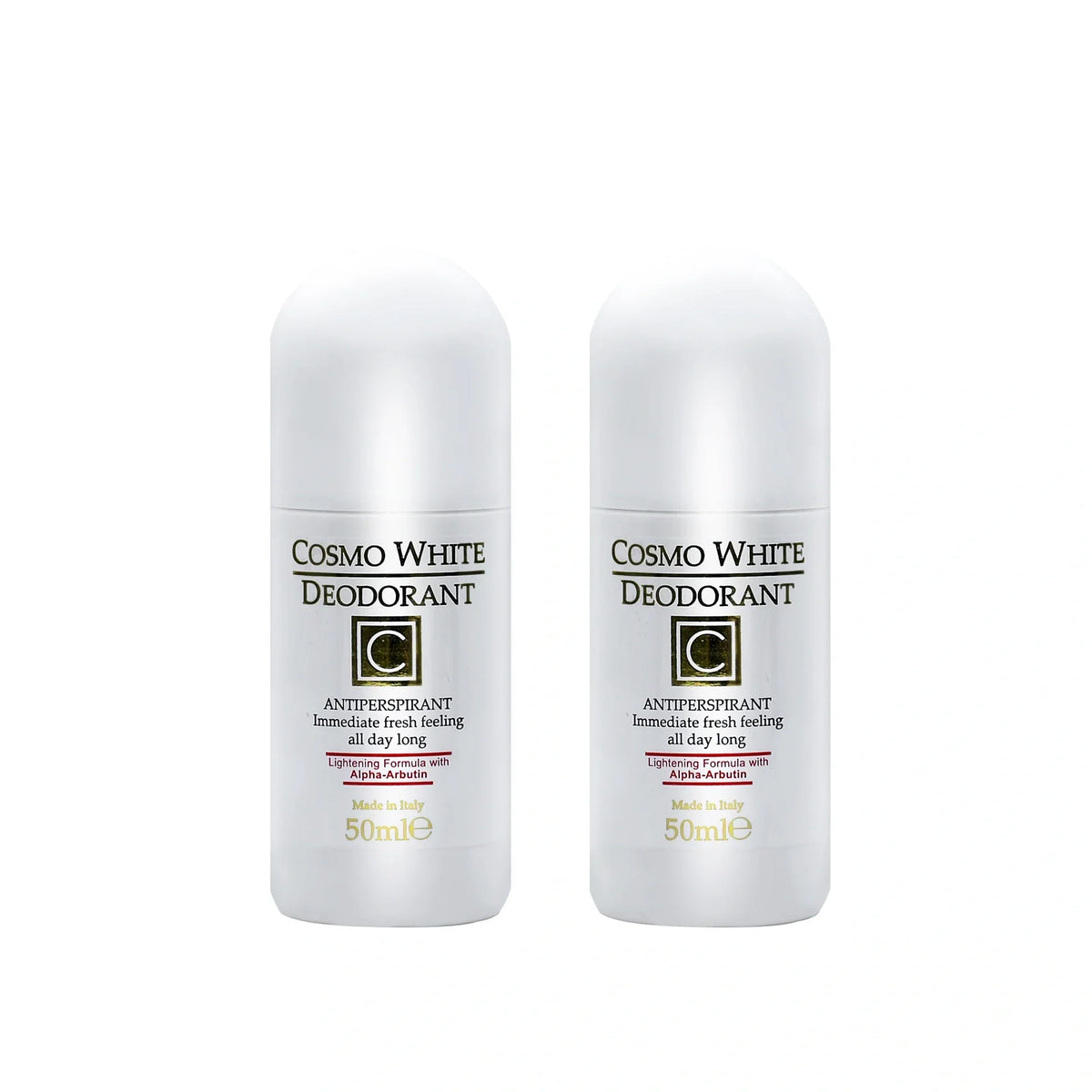 Cosmo White Deodorant with Alpha Arbutin 50ml – Pack of 2