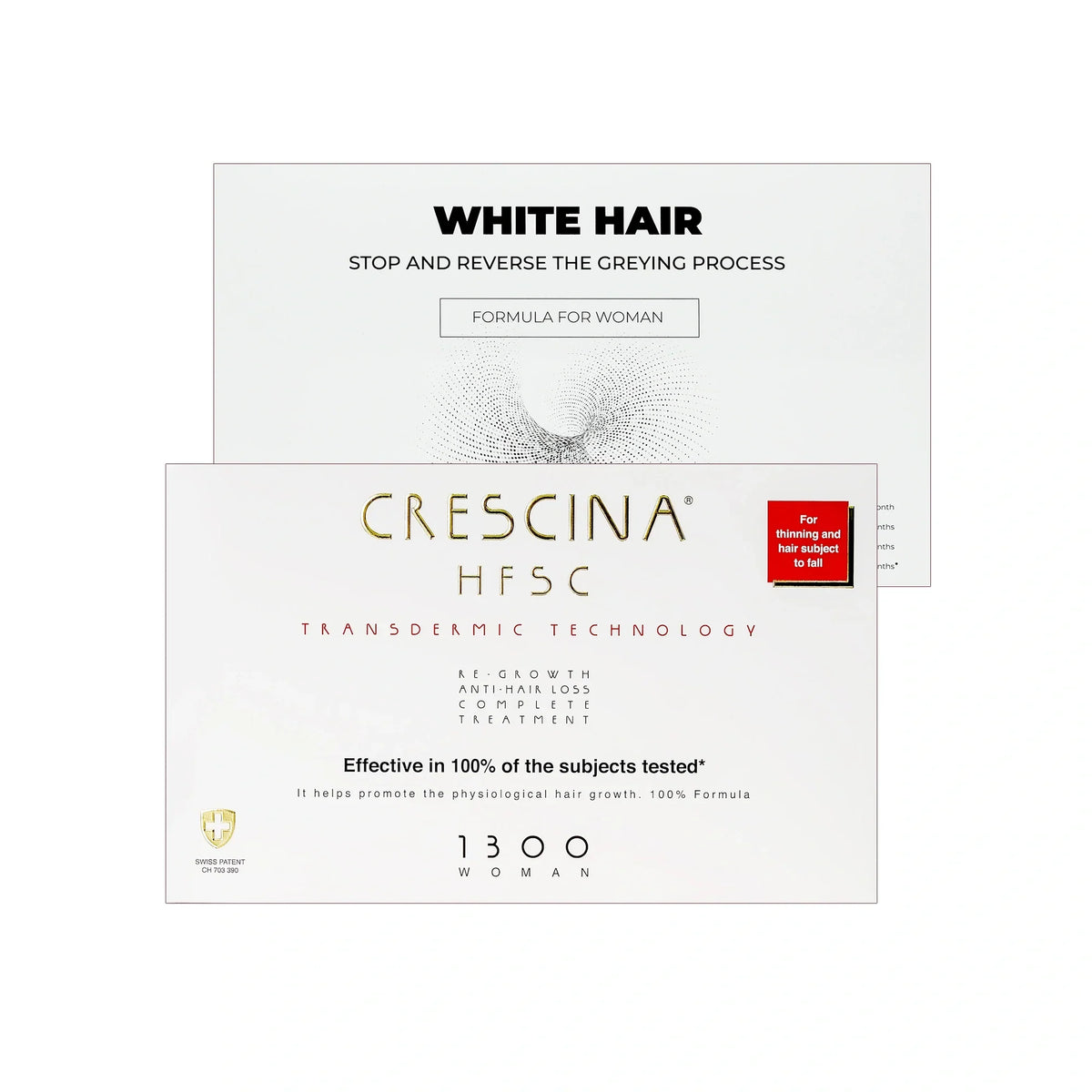Crescina Hair Treatment for Women – Anti-Hair Loss & Gray Hair Set