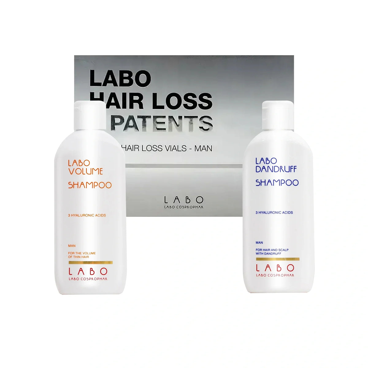 Labo Complete Hair Care Set for Men – Anti-Dandruff & Hair Loss Treatment