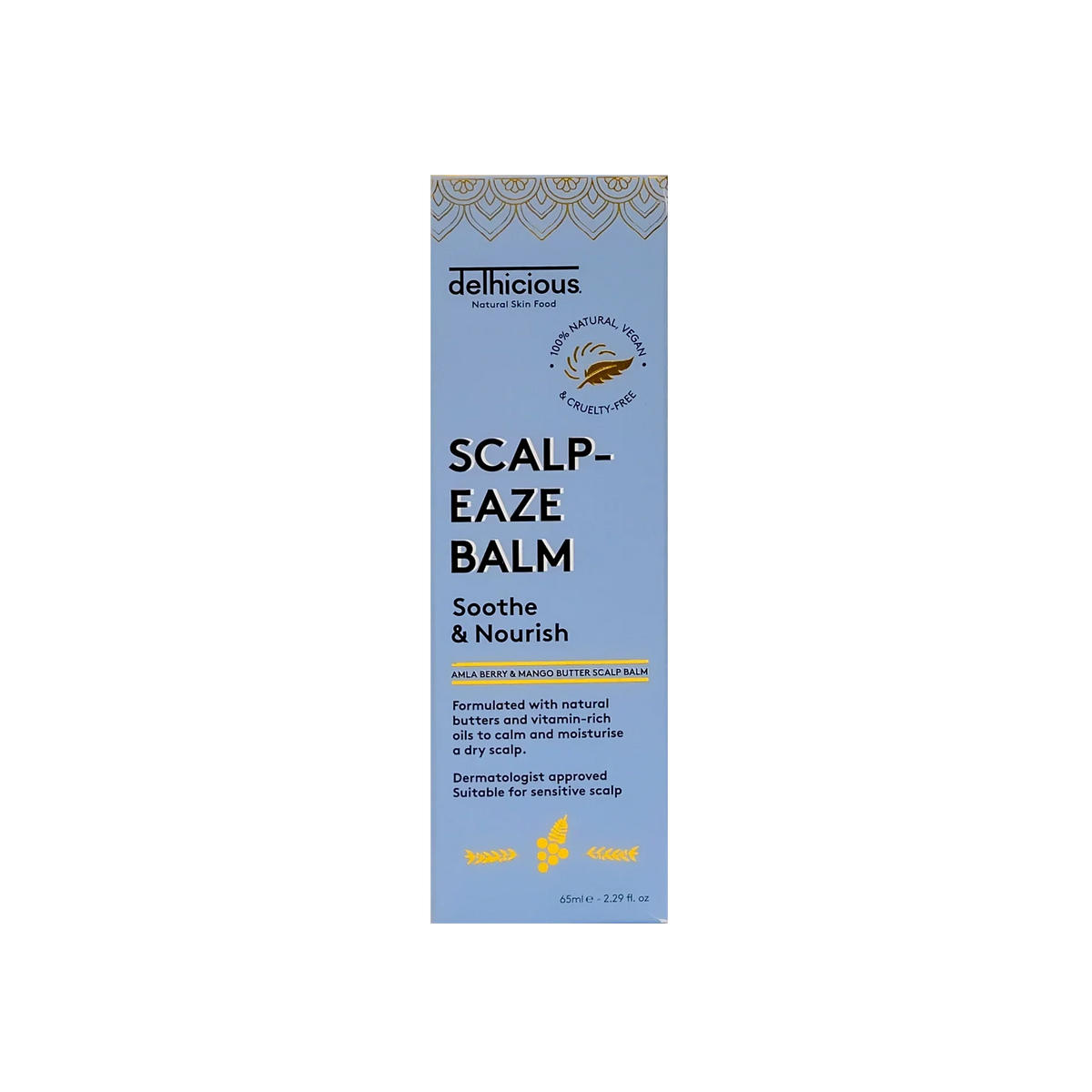Delhicious Scalp-Eaze Scalp Balm - Amla Berry & Mango Butter (65Ml)