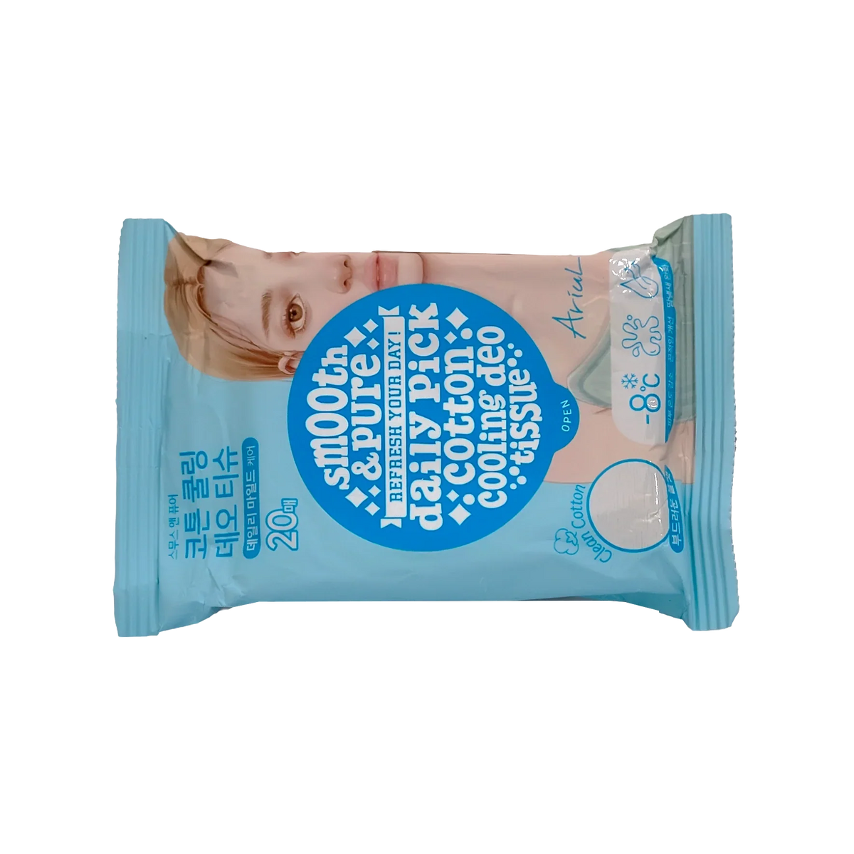 Ariul Smooth & Pure Cotton Cooling Deo Tissue