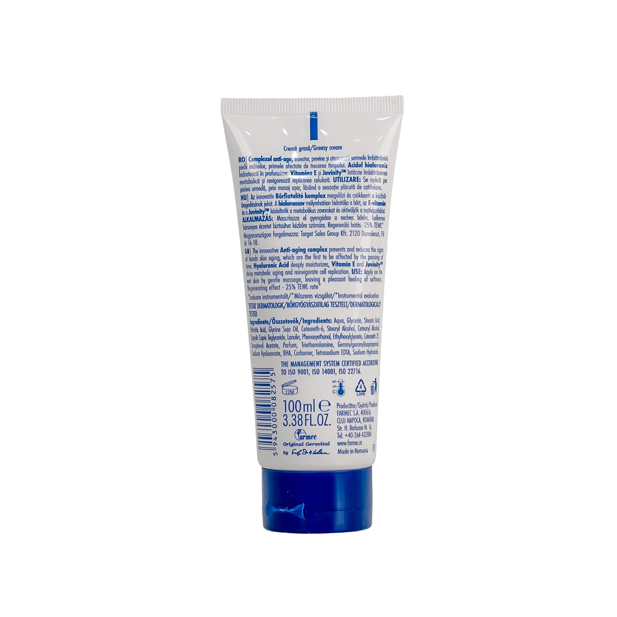 Gerovital Classic Regenerating Hand Cream 100Ml