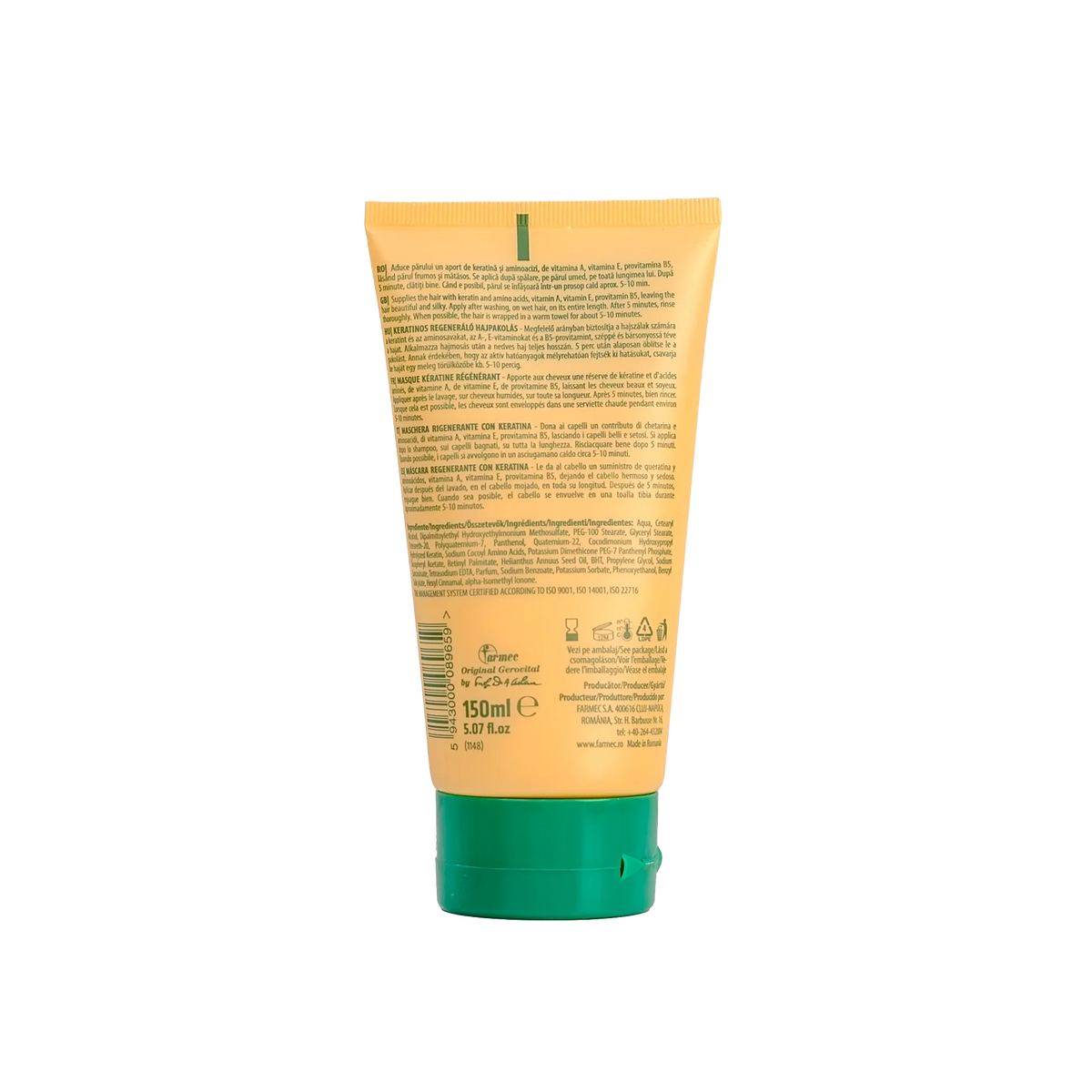 Gerovital Tratament Expert Keratin Regenerating Hair Mask 150ml