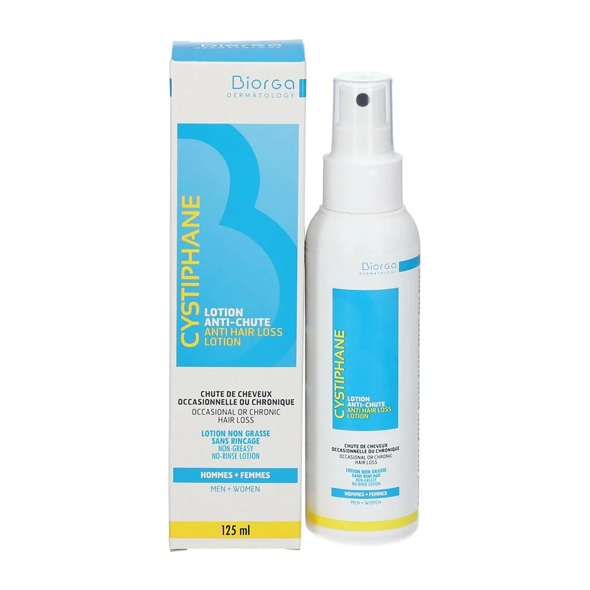 Cystiphane Biorga Anti-Hair Loss Lotion 125 mL to increase hair density