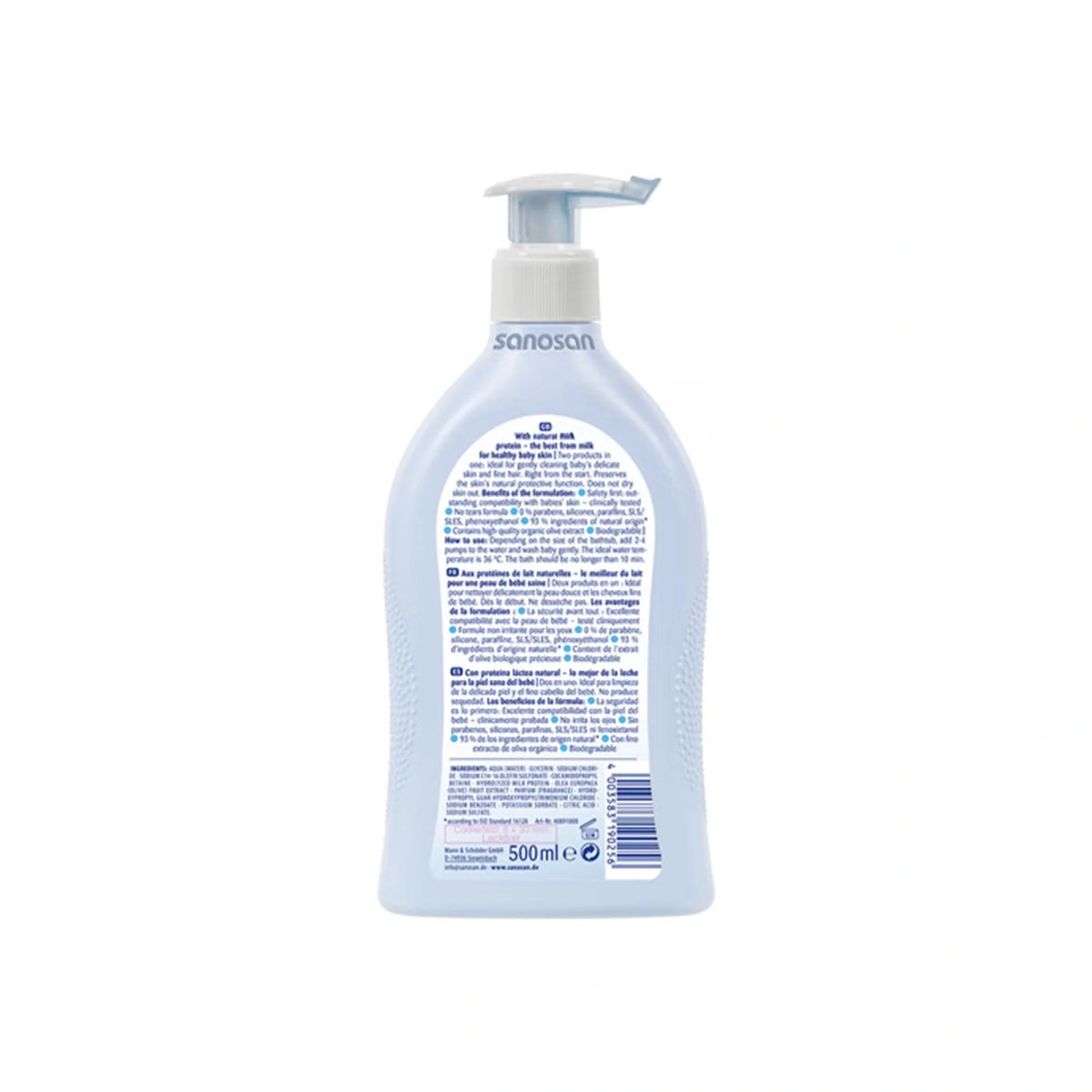 Sanosan Baby Bath & Shampoo 500Ml