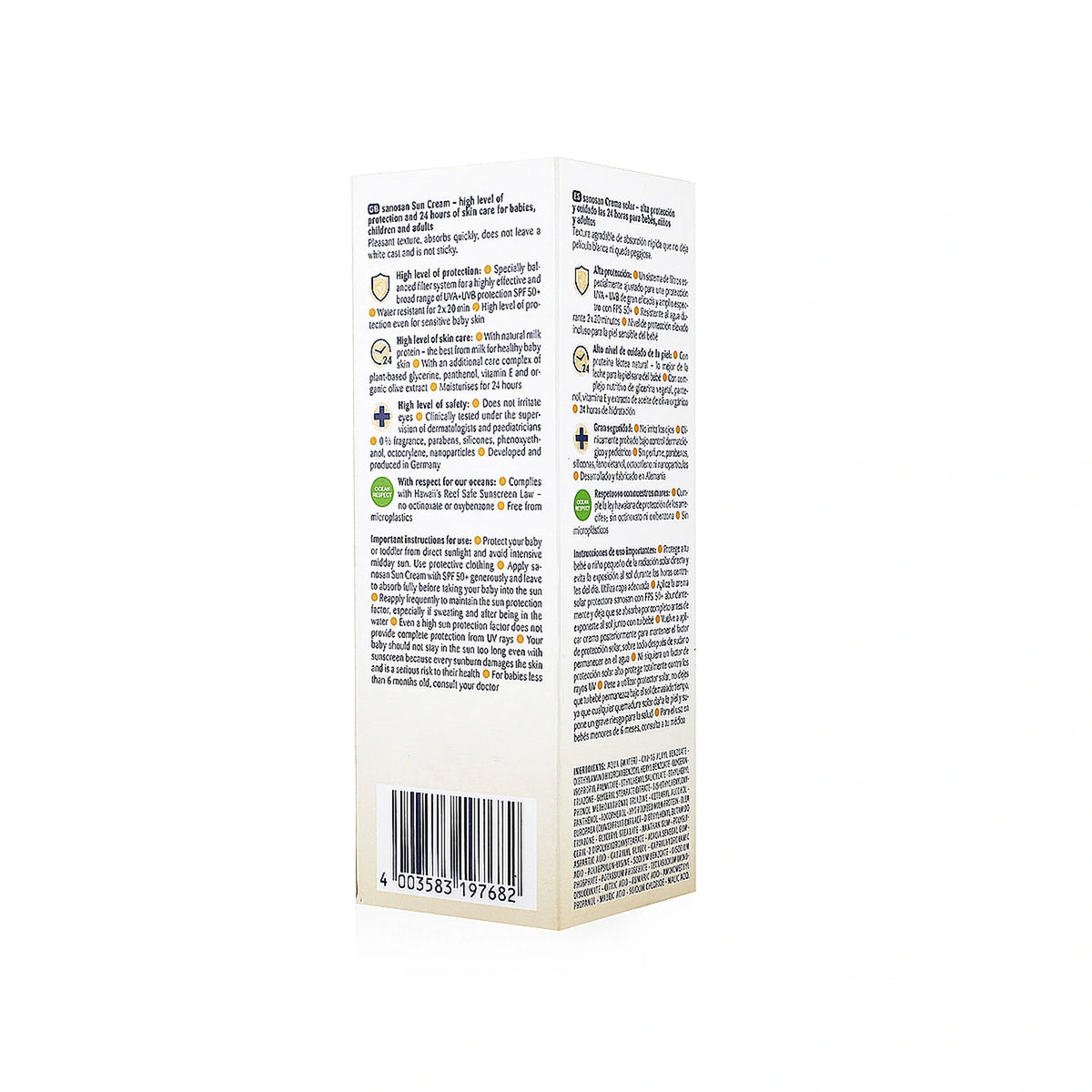 Sanosan Baby Sun Cream Spf 50+ 75Ml