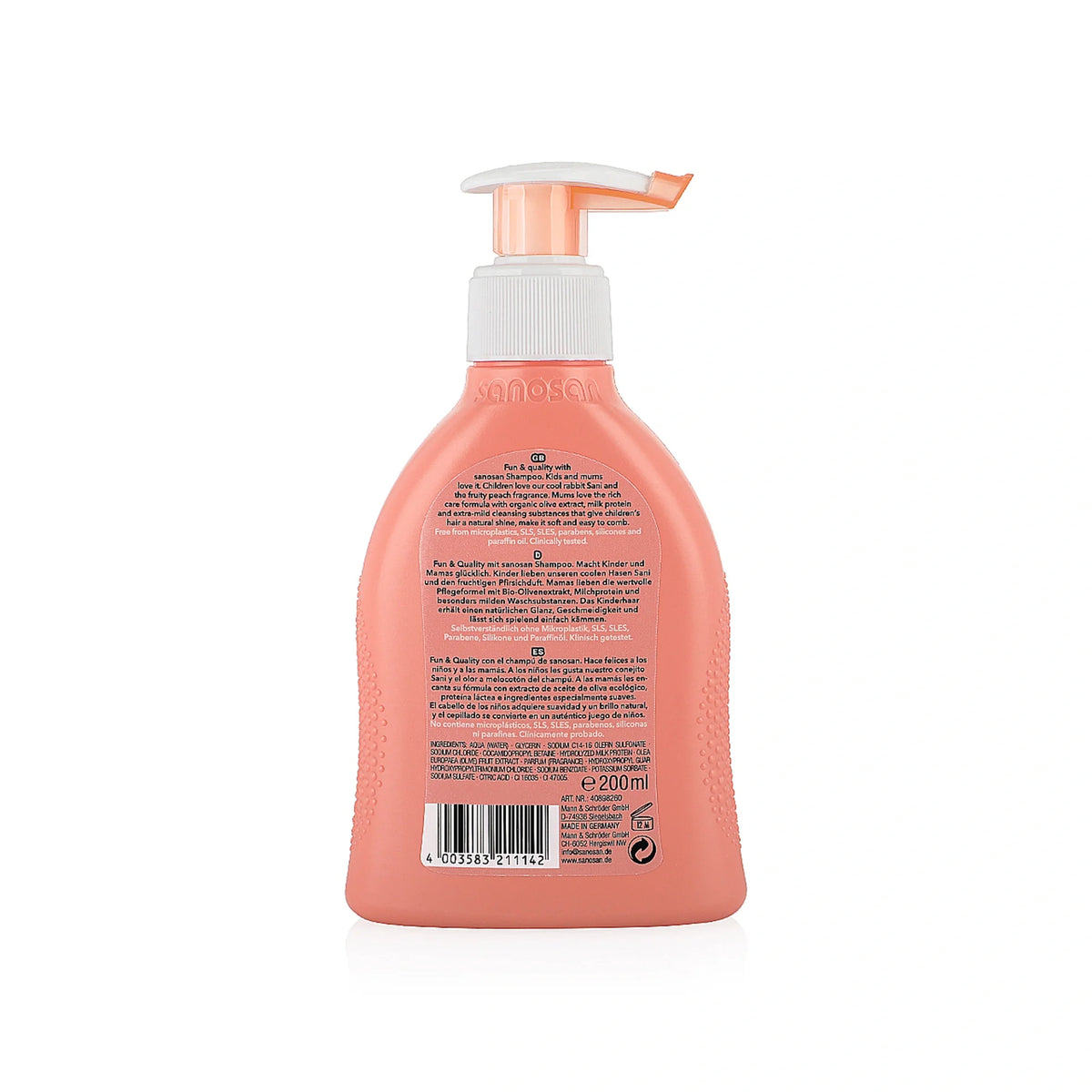 Sanosan Kids Shampoo Peach 200Ml