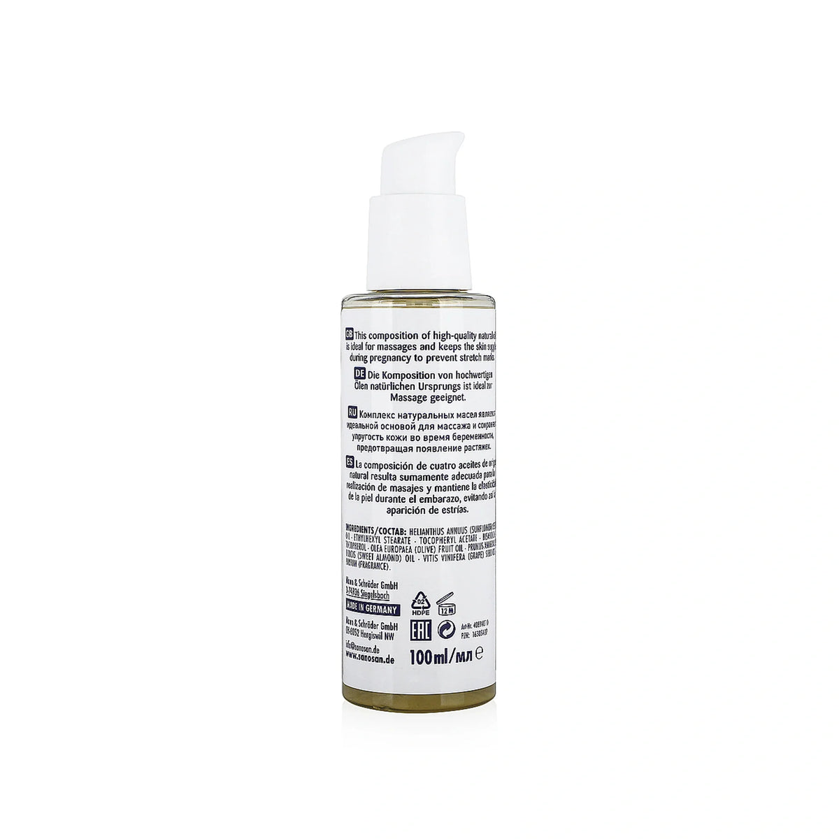 Sanosan Mama Anti Stretch Mark Oil 100Ml