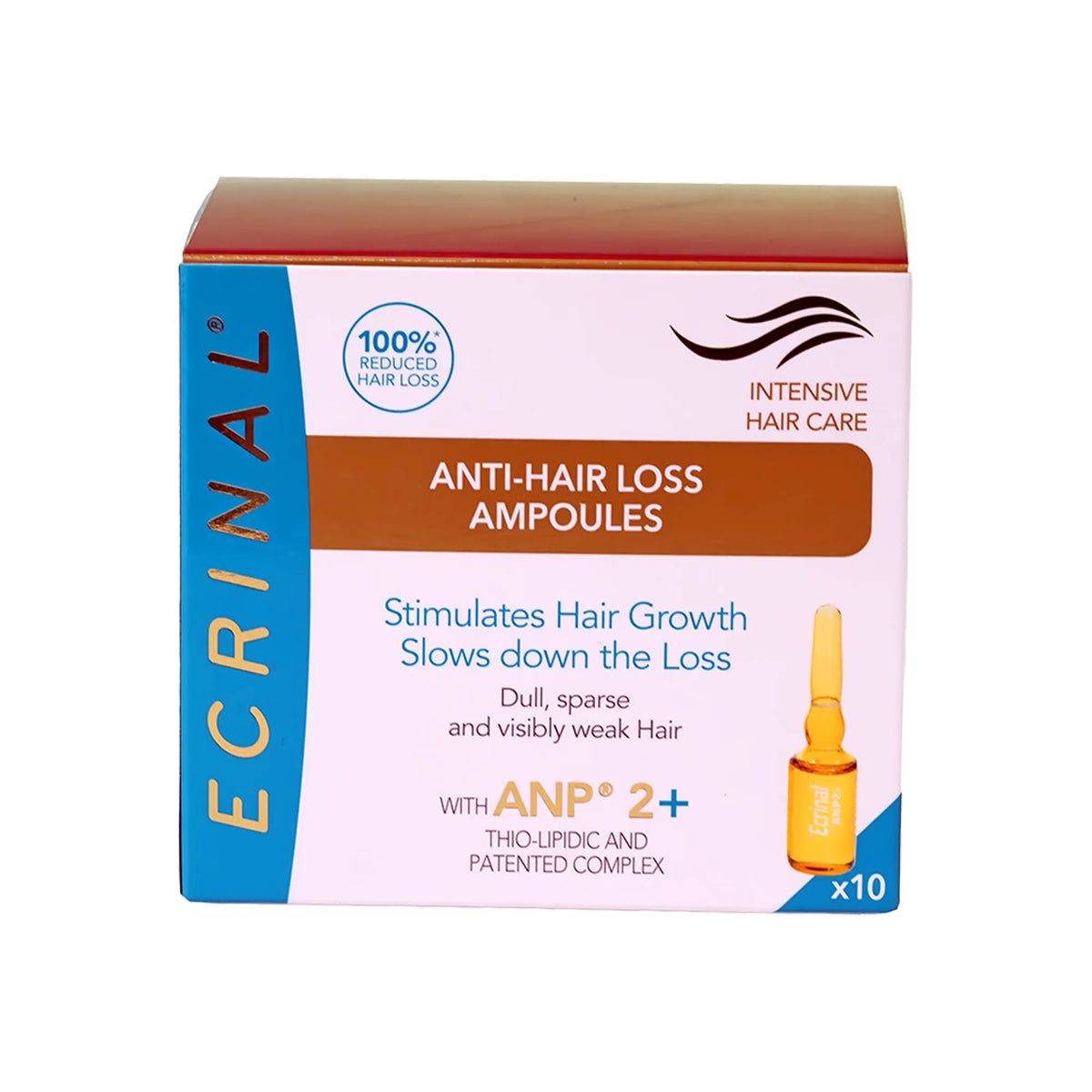 Ecrinal Anti-Hair Loss With ANP 2+ 10 Ampoules