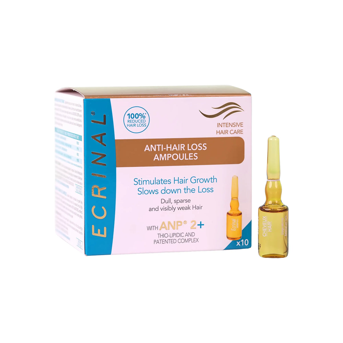 Ecrinal Anti-Hair Loss With ANP 2+ 10 Ampoules