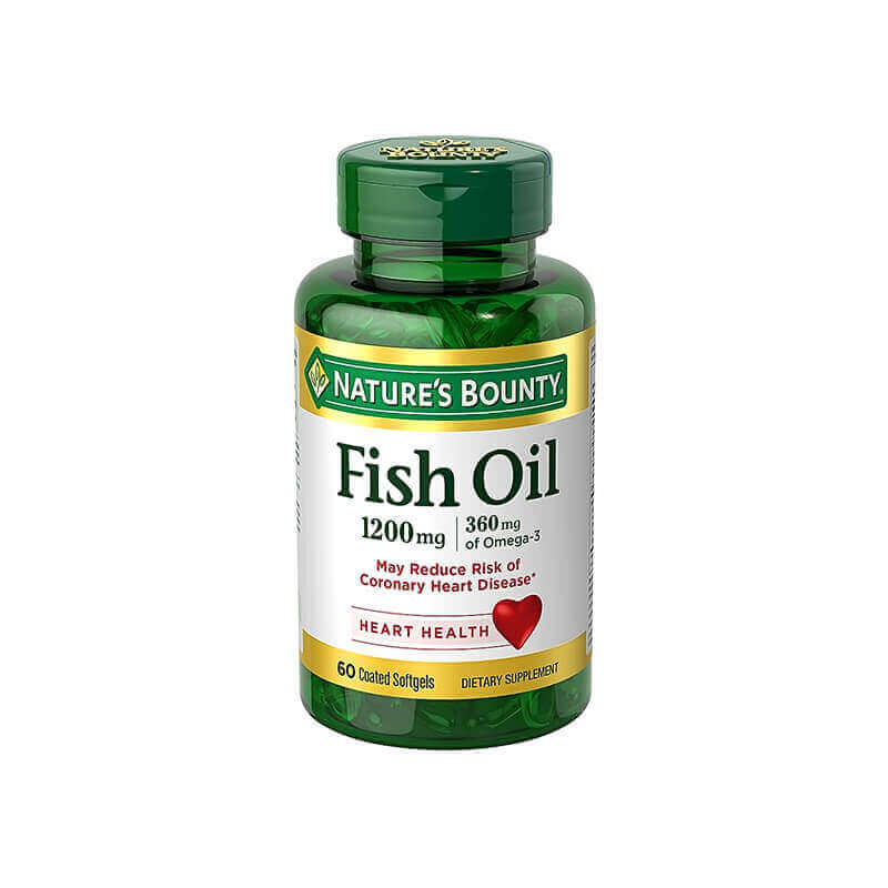 Natures Bounty Odorless Fish Oil 1200Mg Softgels 60'S