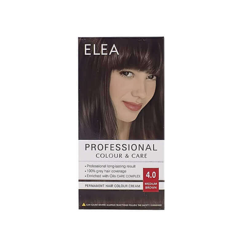Elea Hair Color Cream 4/0 Medium Brown 123 ml