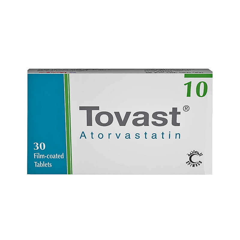 Tovast 10mg 30 Tablets