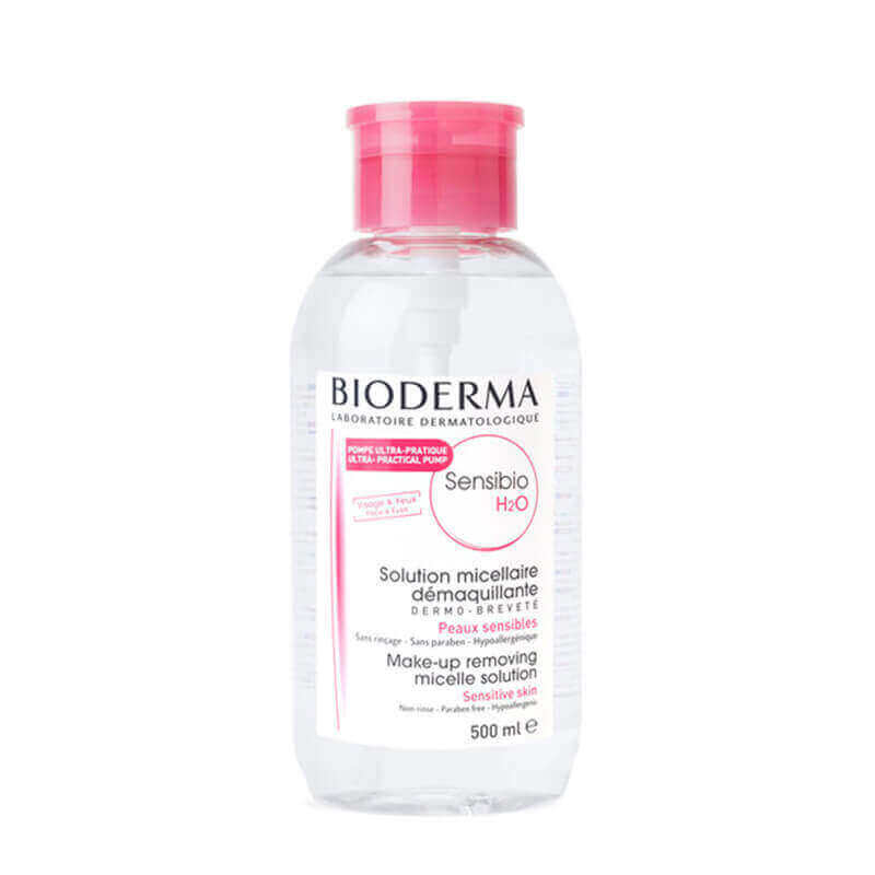Bioderma Sensibio H2O Micellar Solution Pump 500 mL Make up removal