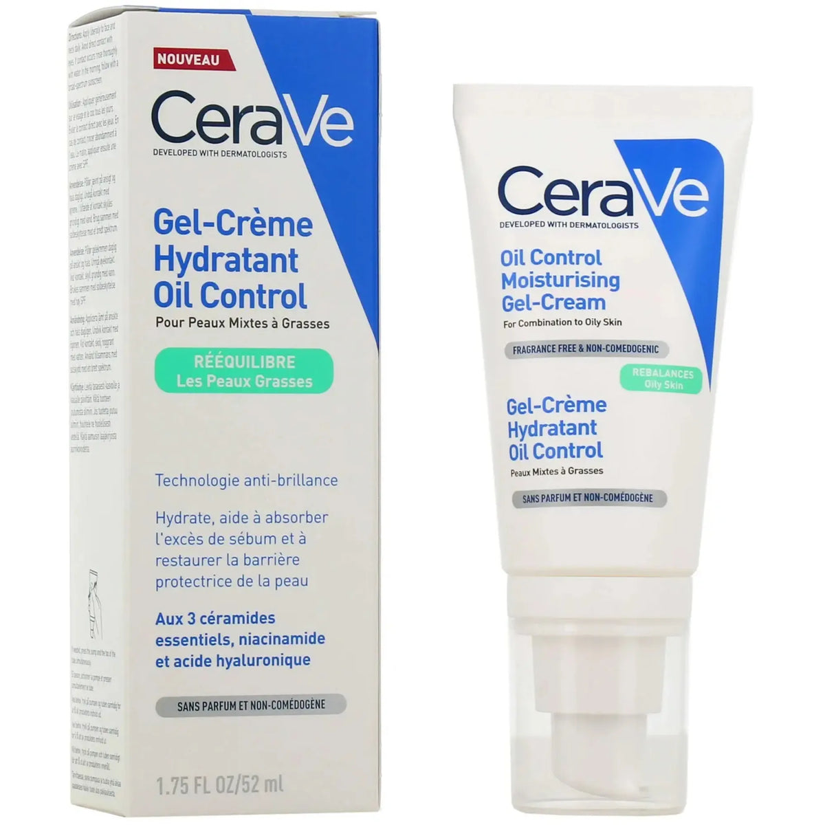 Cerave Oil Control Moisturizing Gel-Cream for Oily Skin 52ml