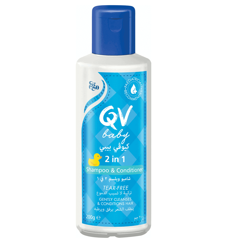 Qv Baby 2In1 Shampoo & Conditioner 200ML