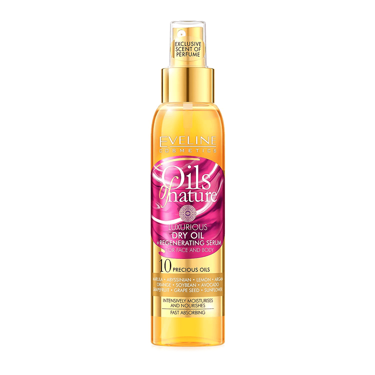 Eveline Oils Of Nature Dry Oil 10 Precious Oils 125ml