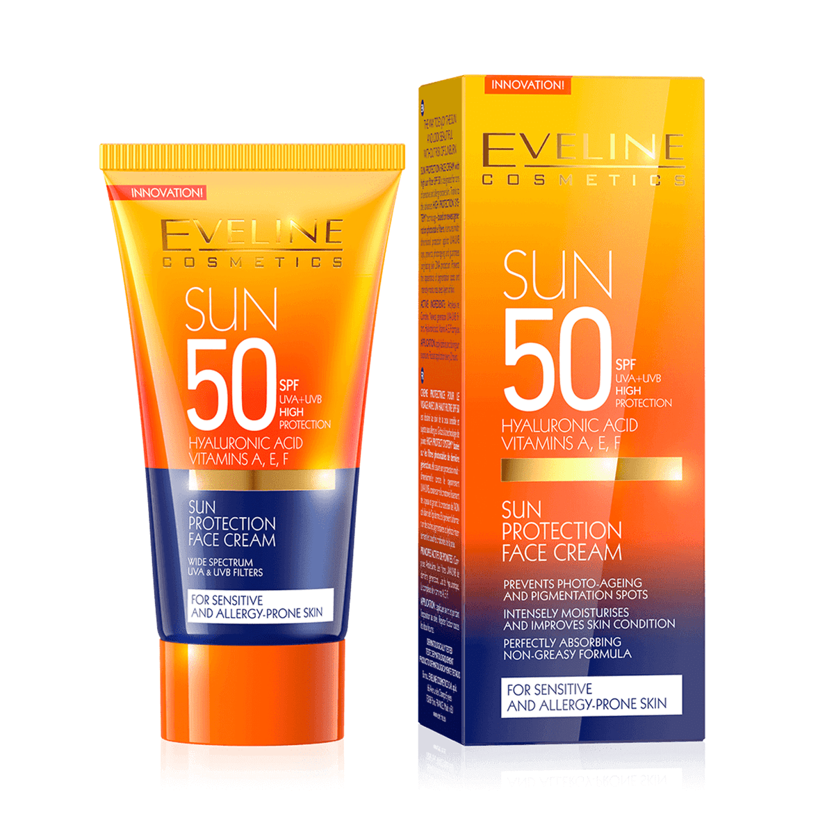 Eveline Sun Expert Spf50+ 50 ml