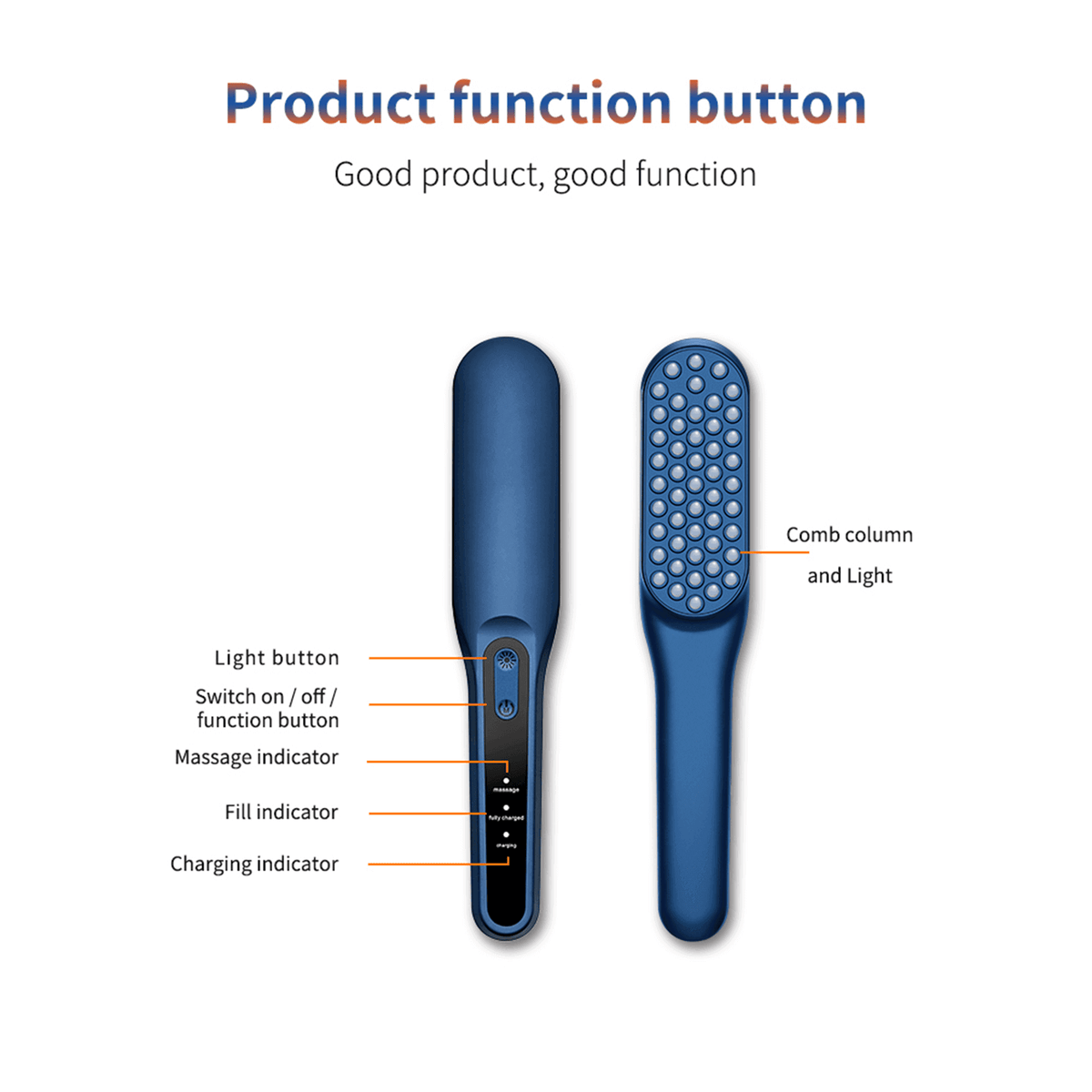 Massage Comb Phototherapy Comb LJ-200 for hair treatment