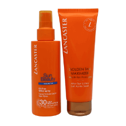 Lancaster S.B. Oil Free Milky Spray SPF 30 - 150Ml + G.T.M. Tan After Sun Lotion 125Ml Free Offer