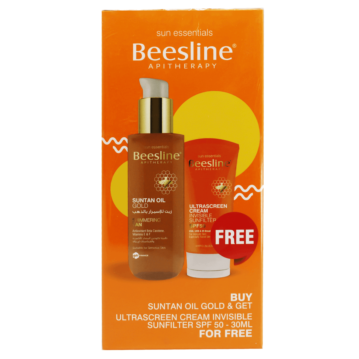 Beesline Oil Suntan Gold + Invisible SPF 50 Special Offer