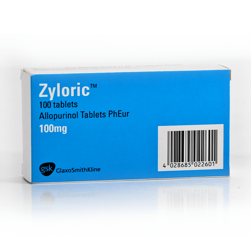 Zyloric 100 Mg 100 Tablets for Gout