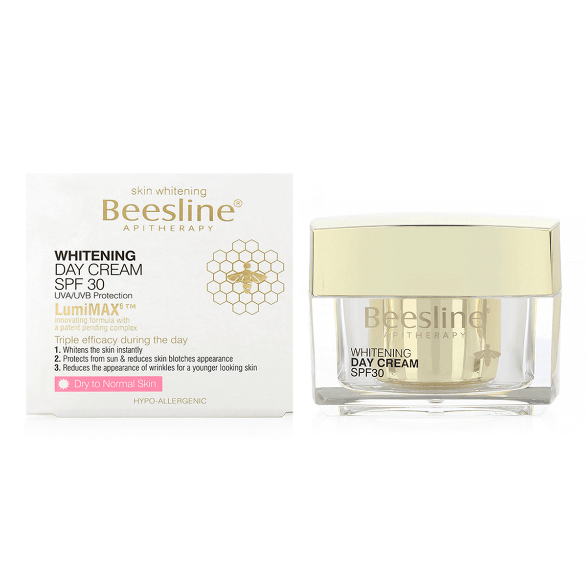 Beesline Whitening Day Cream SPF 30 50Ml to correct pigmentations
