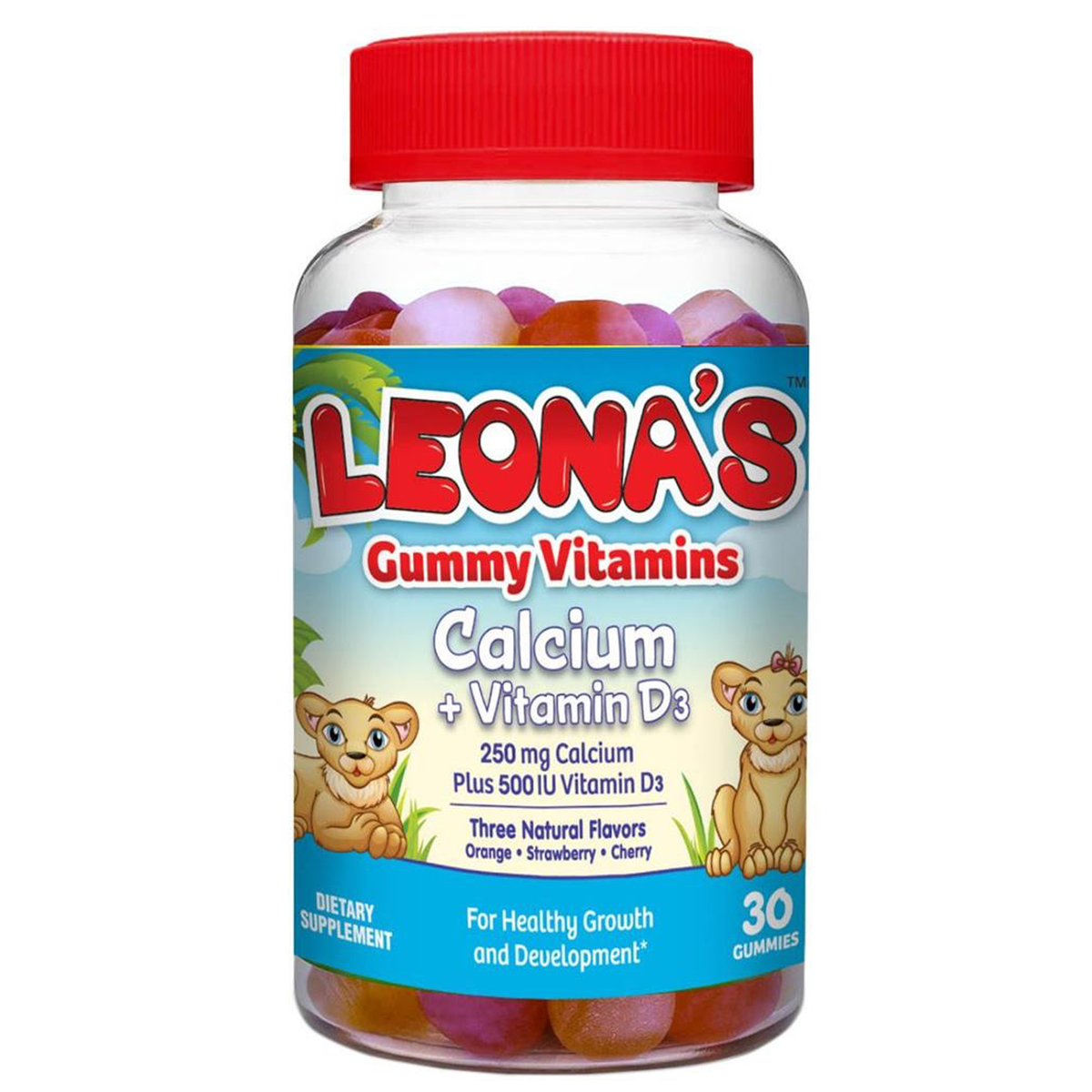 Leona Children Gummy Calcium + D3 30'S