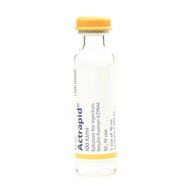 Actrapid Insulin Hm100*10ml for Diabetes