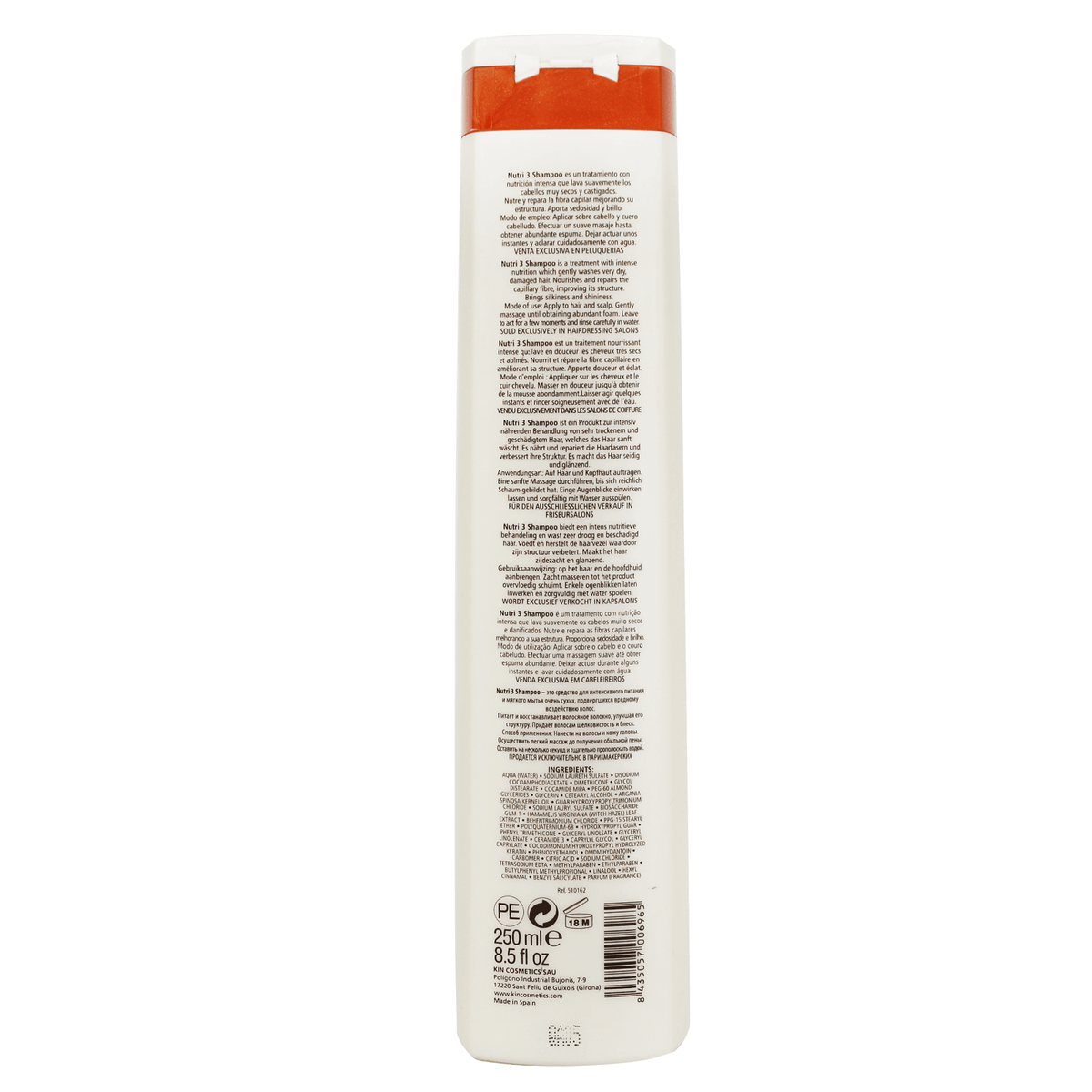 Kinactif Nutri Shampoo 3 Intense 250 mL for damaged and weak hair