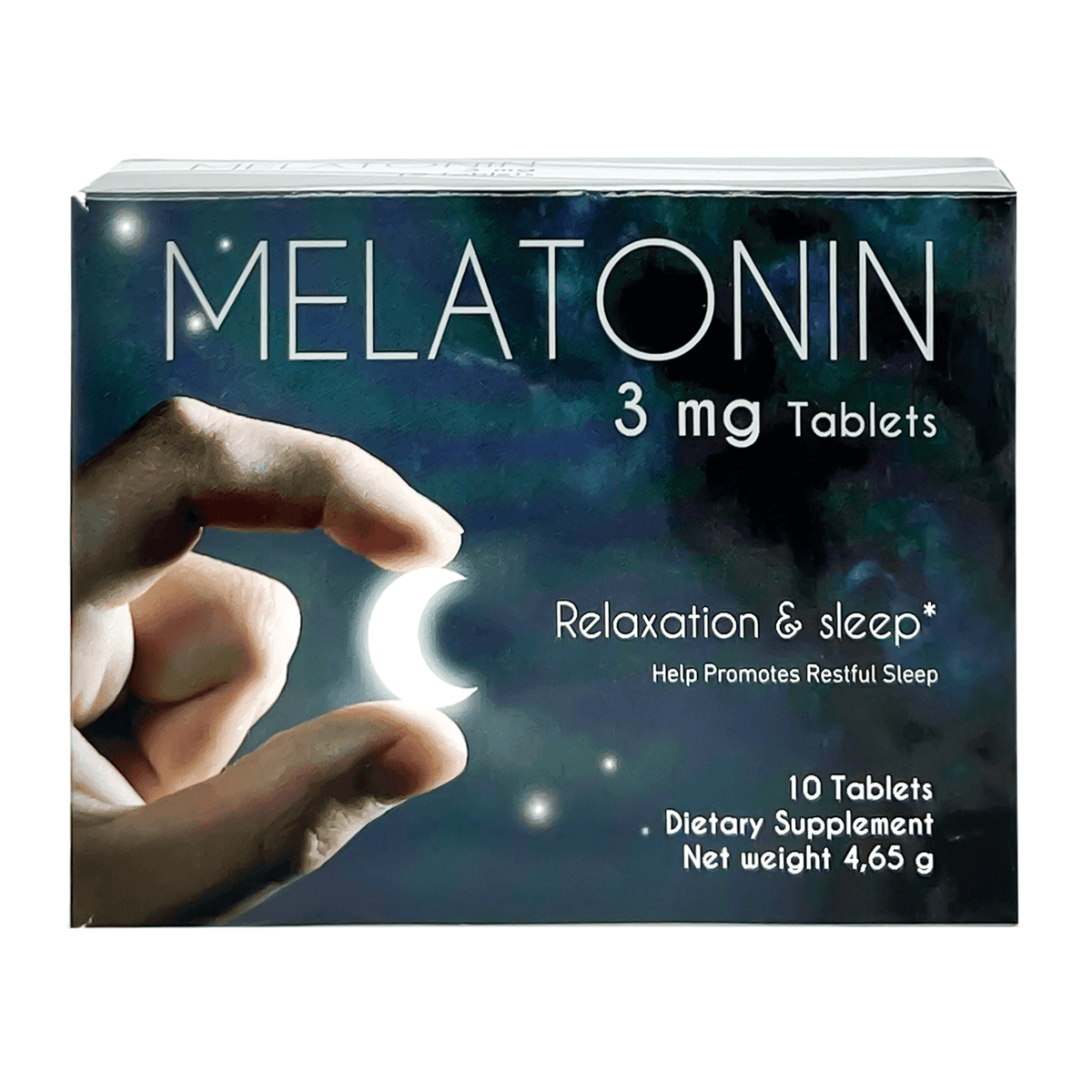 Melatonin Relaxation & Sleep Tabs 3 mg 10'S