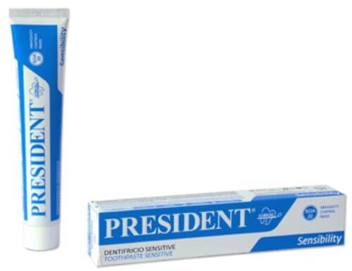 President Sensitive Toothpaste: Ultimate Care for Healthy, Strong Teeth - 75 ml