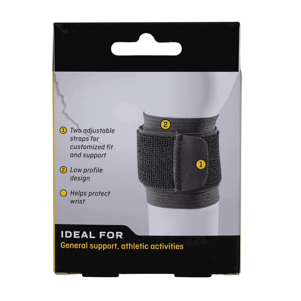 Futuro Wrist Support Strap Adjustable Black