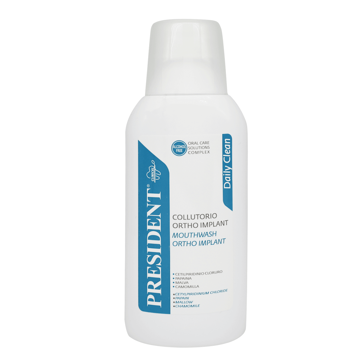 President Ortho Implant Daily Clean Mouthwash 250 ml