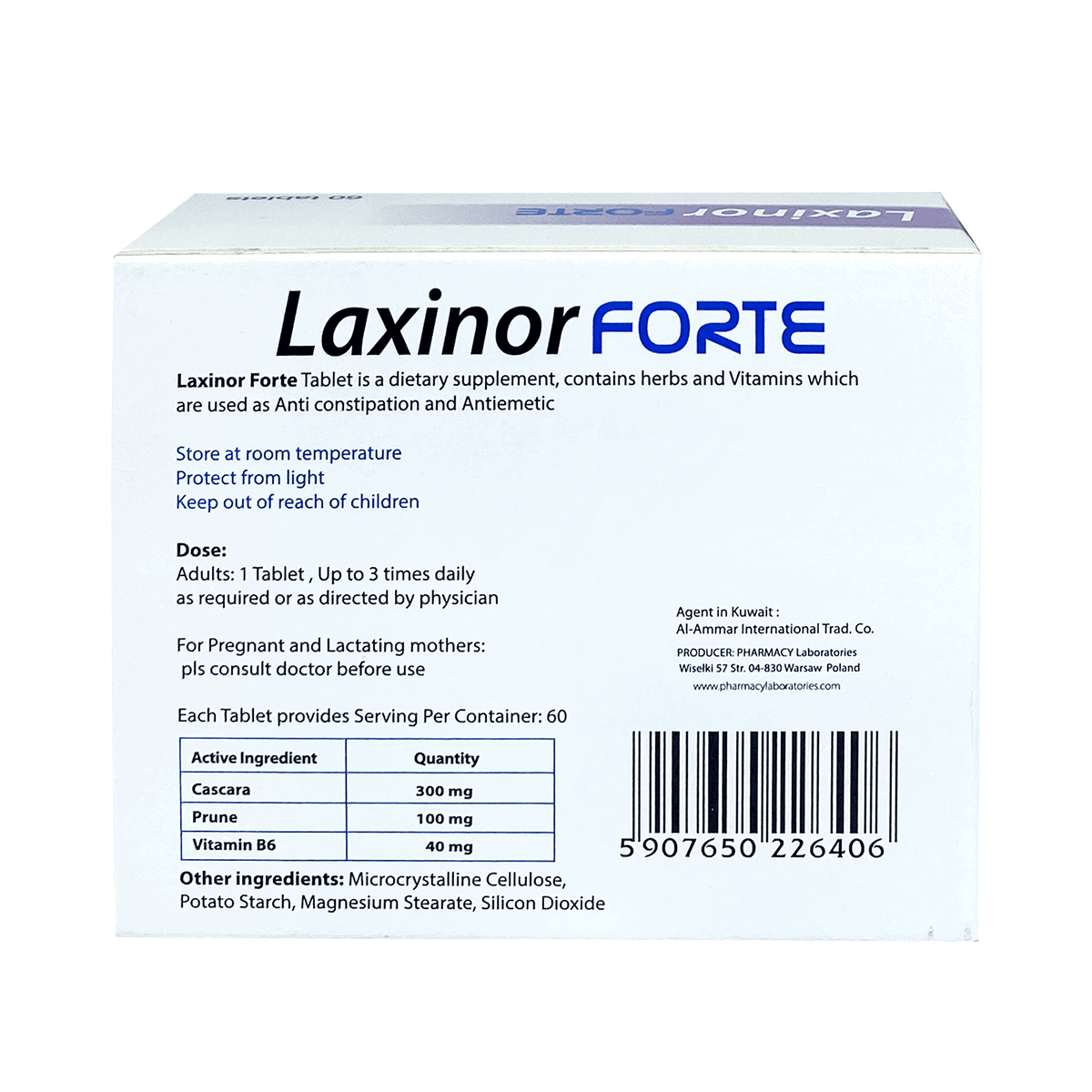 Laxinor Forte Tablets 60'S